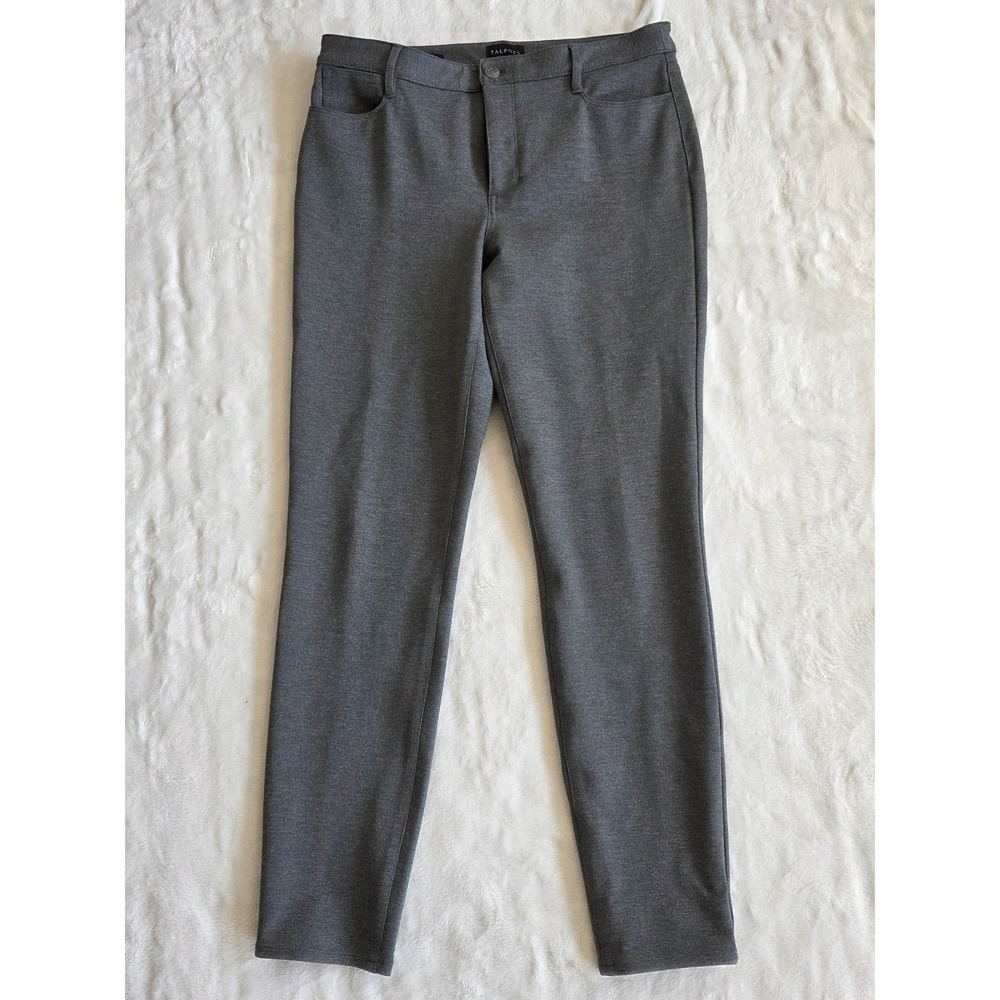 Talbots Soho 5‎ Pocket Jeggings Gray Stretch Slim Fit Pants Womens Size 6